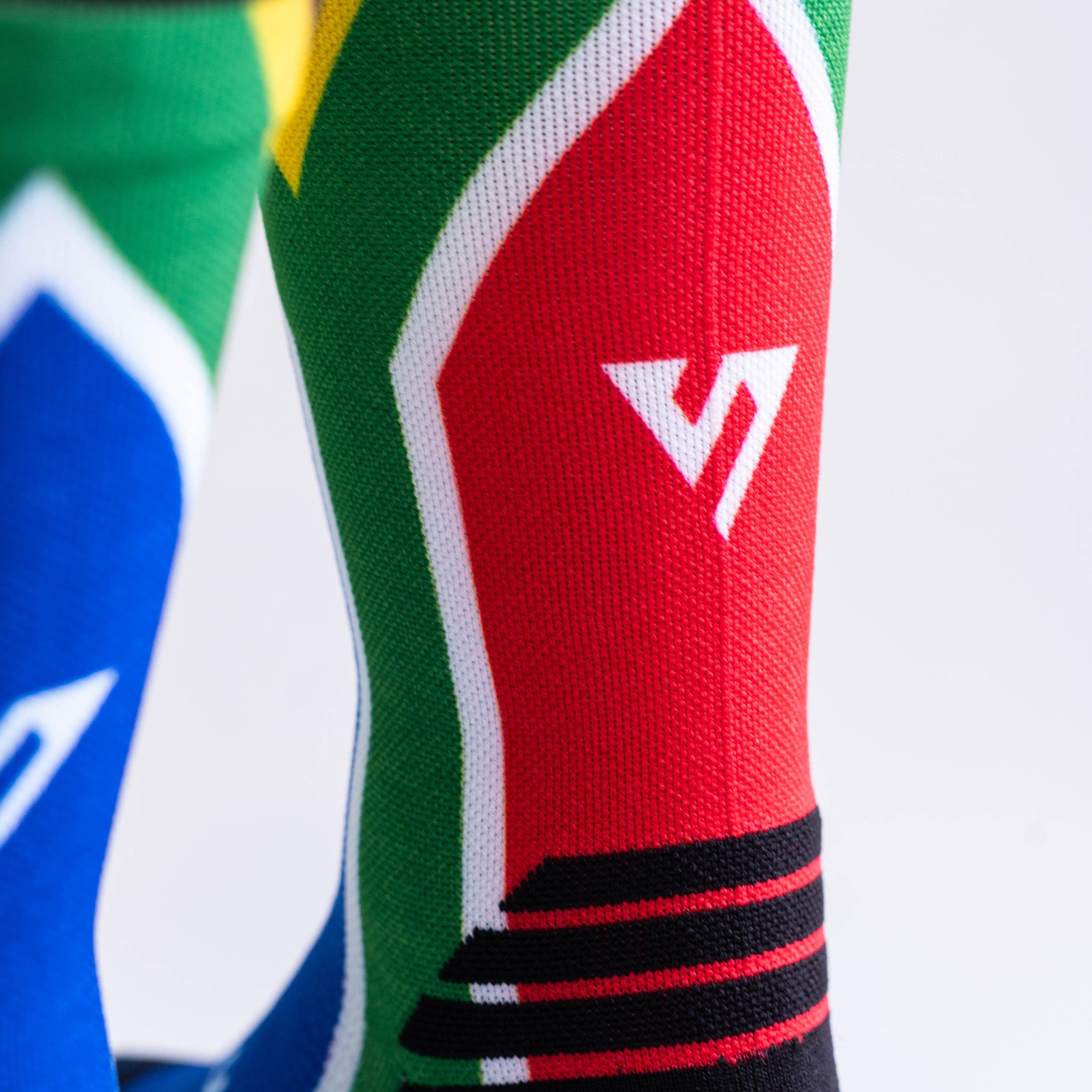 South Africa Flag Active Crew Socks Bundle (4 Pack)