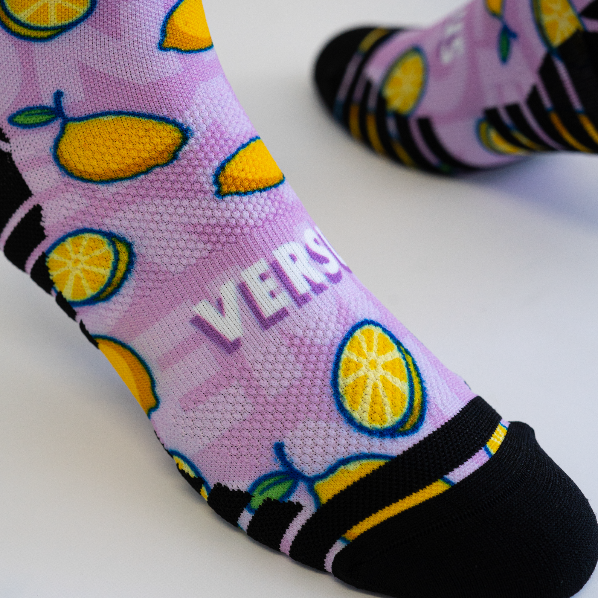 Lemon Active Crew Socks