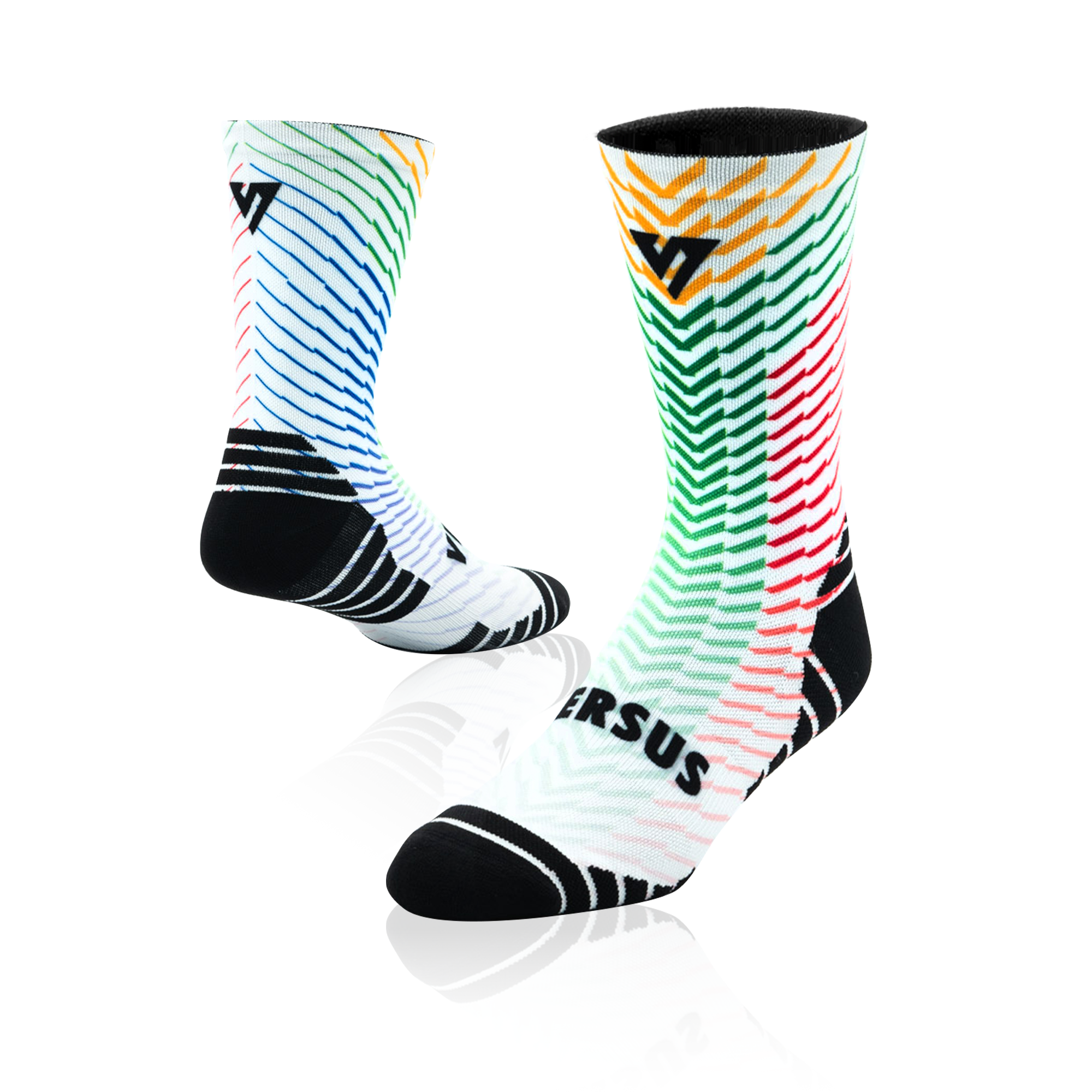 South African Stripes Active Crew Socks