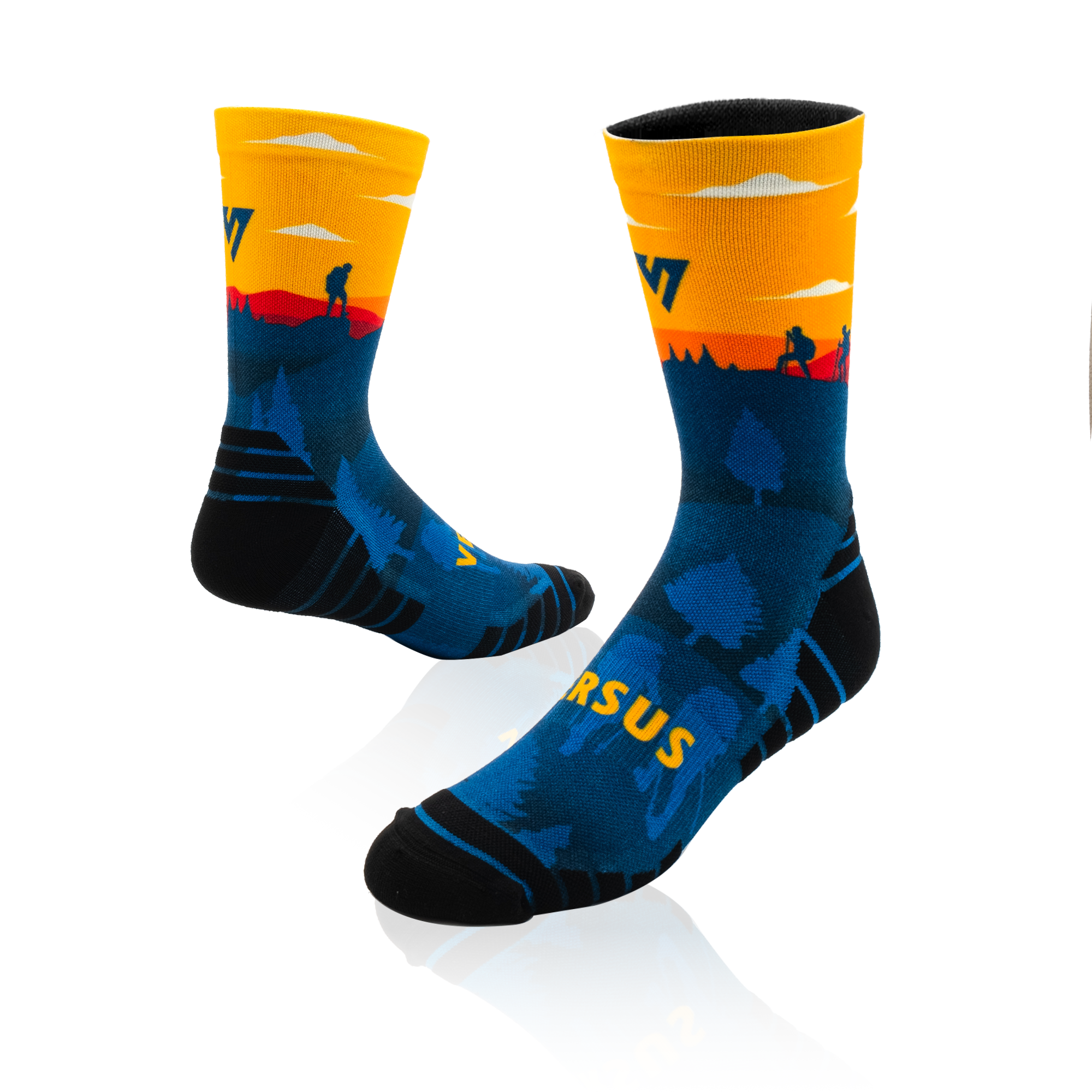 Sunset Hiker Active Crew Socks