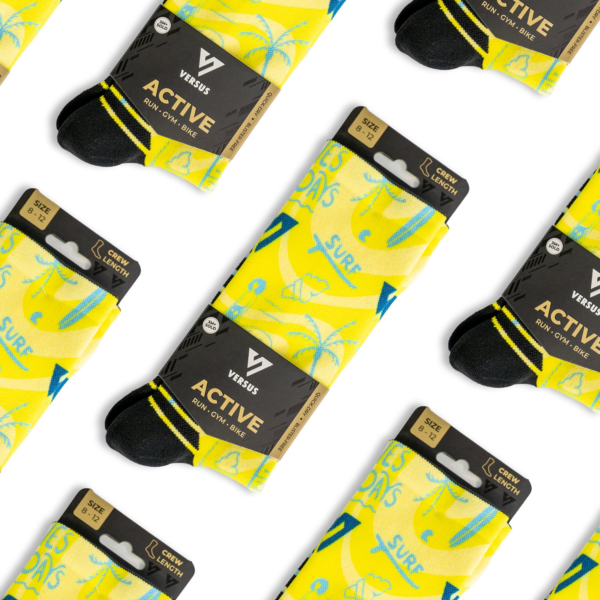 Surf Active Crew Socks