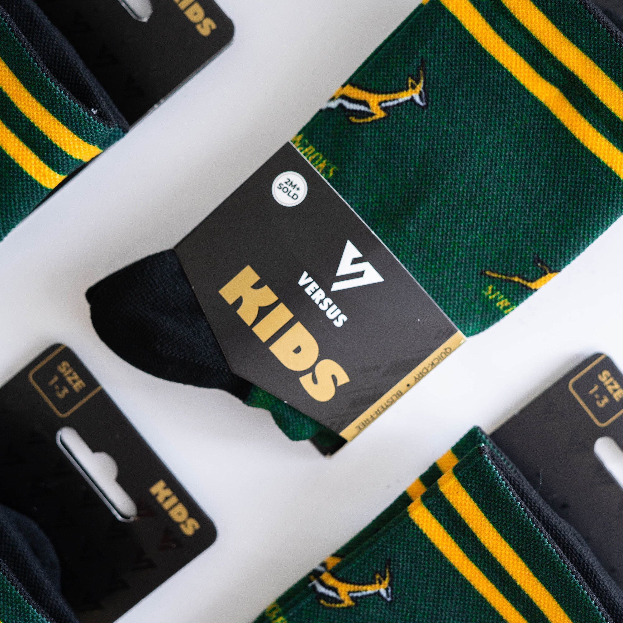 Springboks Rugby KIDS Active Crew Socks